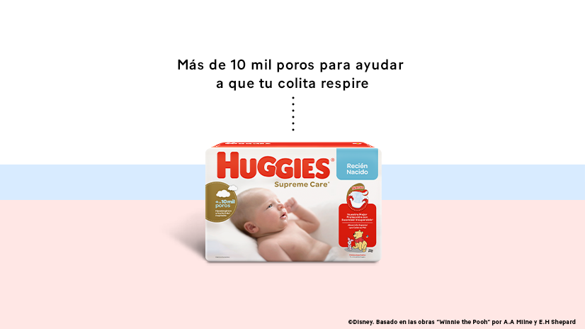 Pañal Huggies Natural Care para Recién Nacidos