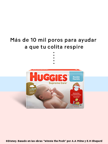 Pañal Huggies Natural Care para Recién Nacidos